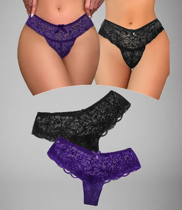 Pack_of_2_Black_&_Purple_Beautiful_Designer_Bikini_Panty_(_)