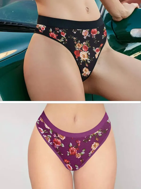 Black_&_Purple_Beautiful_Floral_Anti-Bacterial_100%_Cotton_Panty_Set_(Pack_of_2)