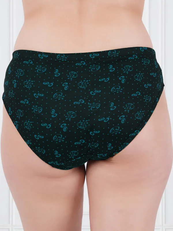 Green_&_Pink_100%_Cotton_Polka_Flower_Print_Panty_set