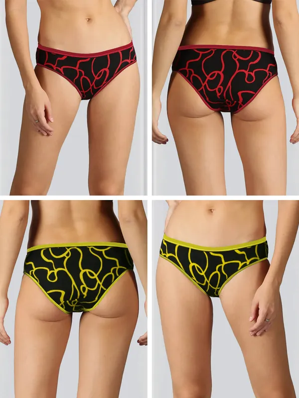Pack_of_2_Red_&_Yellow_100%_Cotton_Snake_Print_Panty