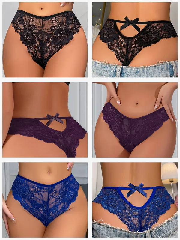 Black_&_Wine_&_Blue_Designer_Bikini_3_Panty_Set