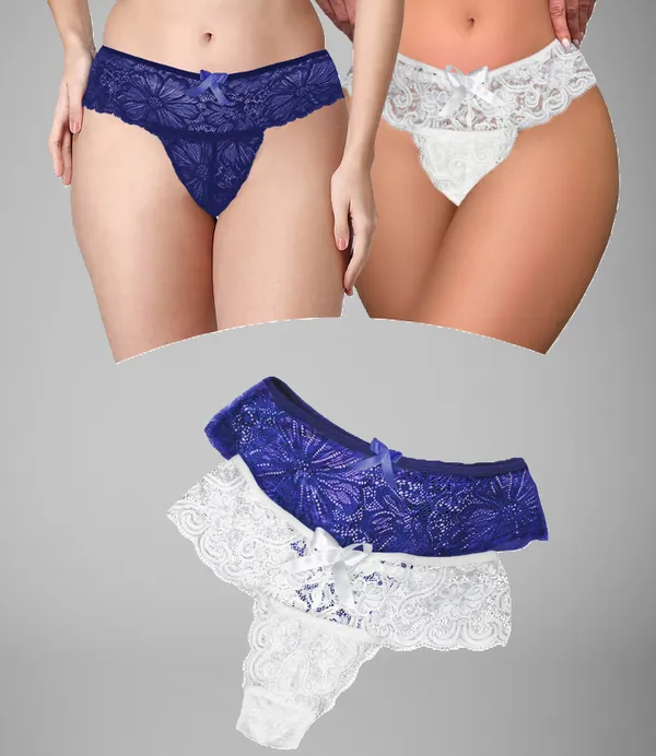 White_&_Blue_Beautiful_Designer_Bikini_Panty_Set