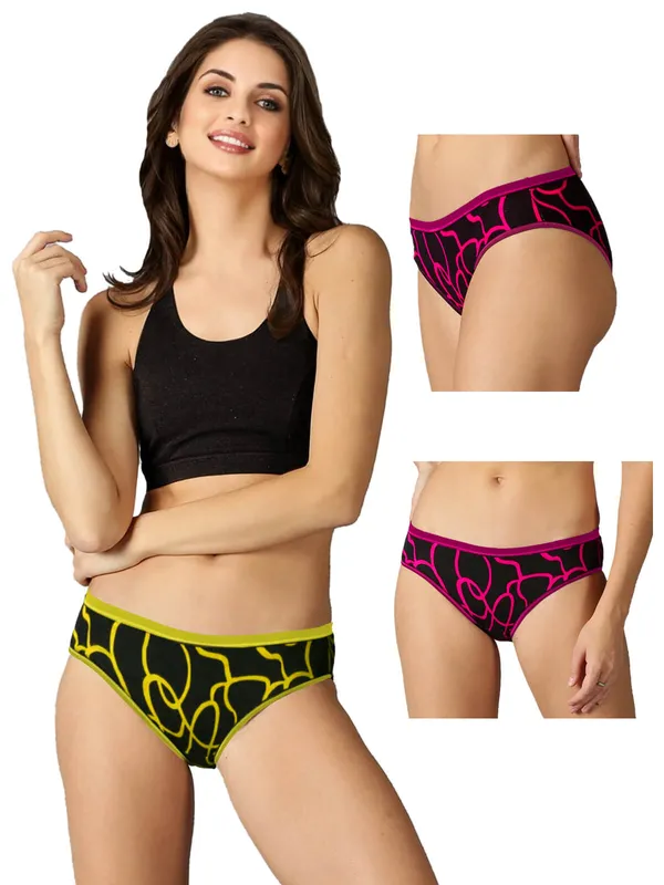 Pack_of_2_Yellow_&_Pink_100%_Cotton_Snake_Print_Panty