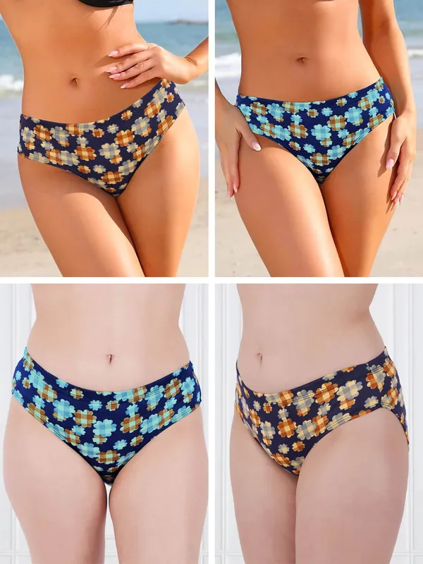 Blue_&_Yellow_100%_Cotton_Flower_Print_Panty_set_of_2