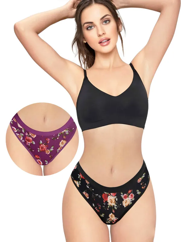 Black_&_Purple_Beautiful_Floral_Anti-Bacterial_100%_Cotton_Panty_Set_(Pack_of_2)