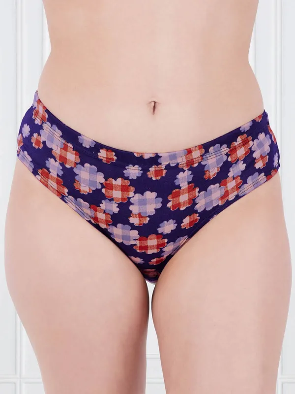 Pack_of_2_Yellow_&_Red_100%_Cotton_Flower_Print_Panty