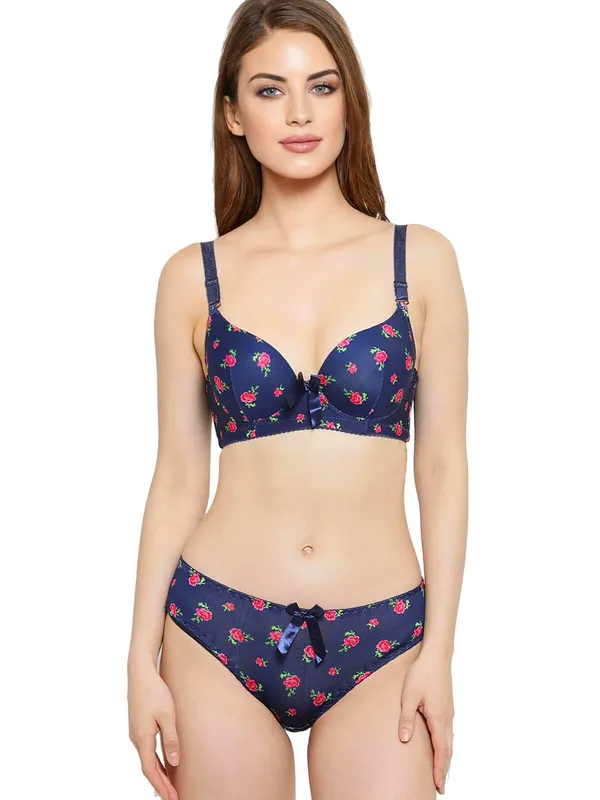 Blue_Floral_Print_T-Shirt_Bra_&_Panty_Set
