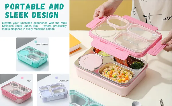 Stainless_Steel_Lunch_Box_Pink_4_Compartment_|_Leak-Proof_Tiffin_Box_for_School_Kids_&_Adults