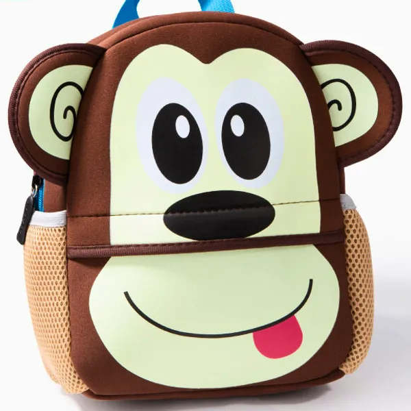 Brown_Premium_Cute_Cartoon_Style_Backpack_For_Kids