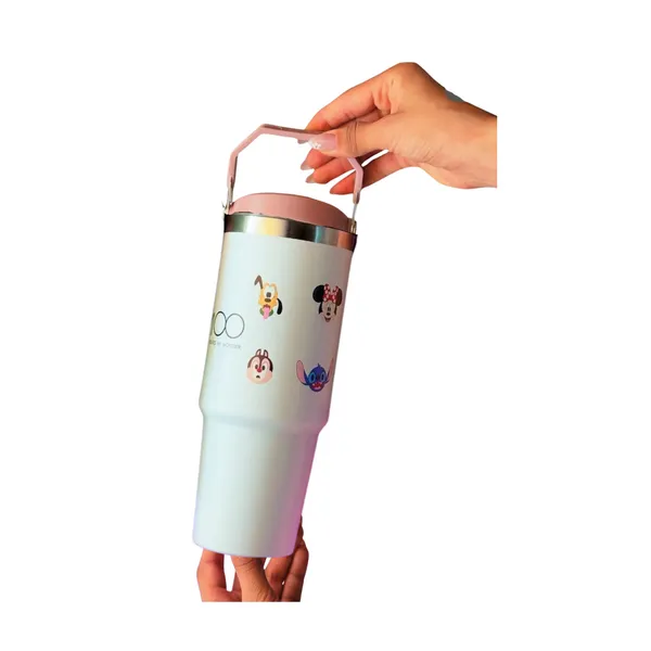 Insulated_Tumbler_Sipper_890_ML_SS_304_Steel_White_|_Cartoon_Print_|_Leakproof_|_With_Handle_|_Hot_&_Cold_Flask