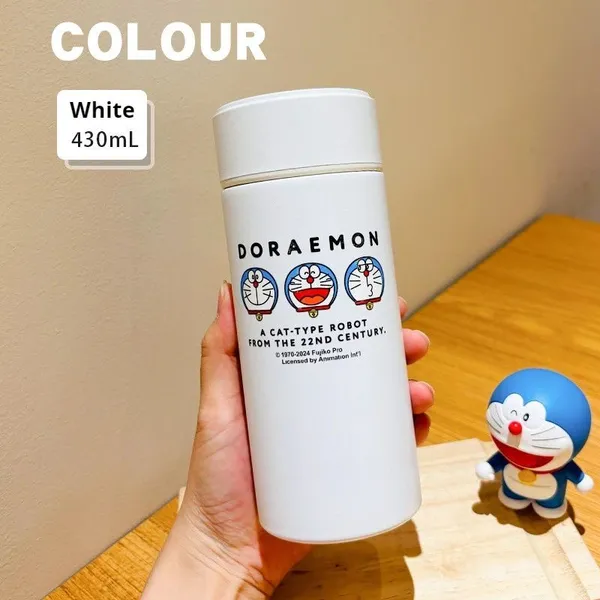 Doremon_Stainless_Steel_Water_Bottle_430ML_|_SUS_304_Double_Wall_Insulated_with_Strainer_|_Hot_&_Cold_Cartoon_Flask_for_Kids
