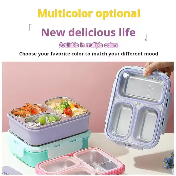 Leakproof_620ml_Bento_Lunch_Box_-_Pink_|_3-Compartment_BPA-Free_&_Insulated_Stainless_Steel_Tiffin_for_Kids_&_Adults