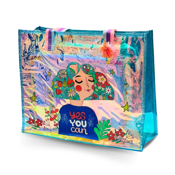Blue_Holographic_Transparent_Tote_Bag_For_Women