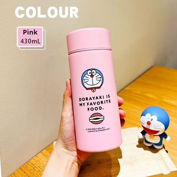 Doraemon_Stainless_Steel_Water_Bottle_430ML_|_SUS_304_Double_Wall_Insulated_Cartoon_Flask_with_Strainer