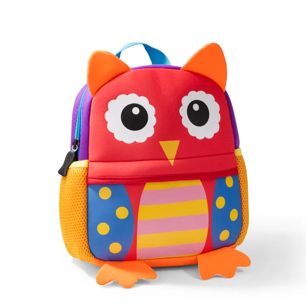 Owl_Kids_Backpack_-_Red