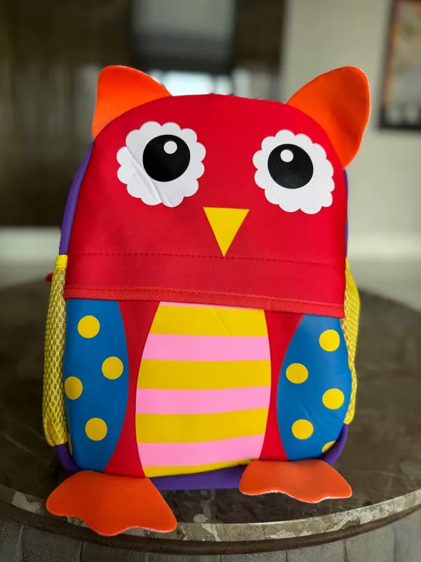 Owl_Kids_Backpack_-_Red