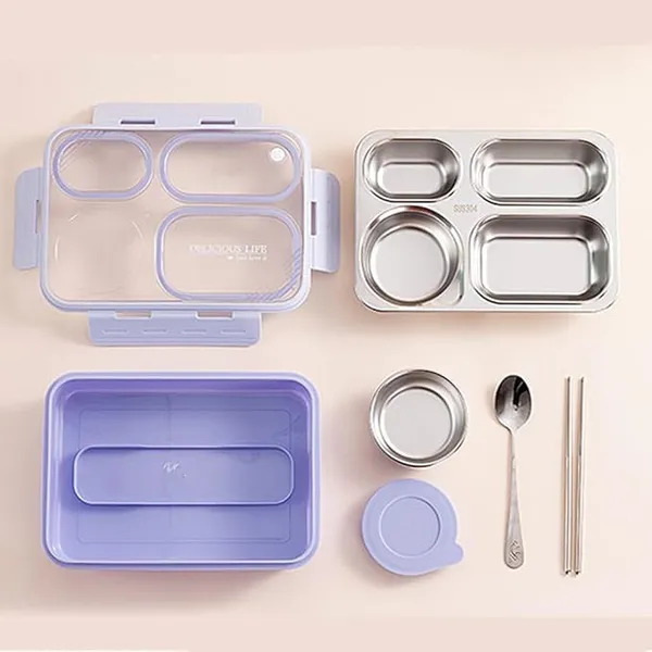 Green_4_Compartment_Stainless_Steel_Lunch_Box_|_Leak-Proof_Tiffin_Box_for_School_Kids_&_Adults