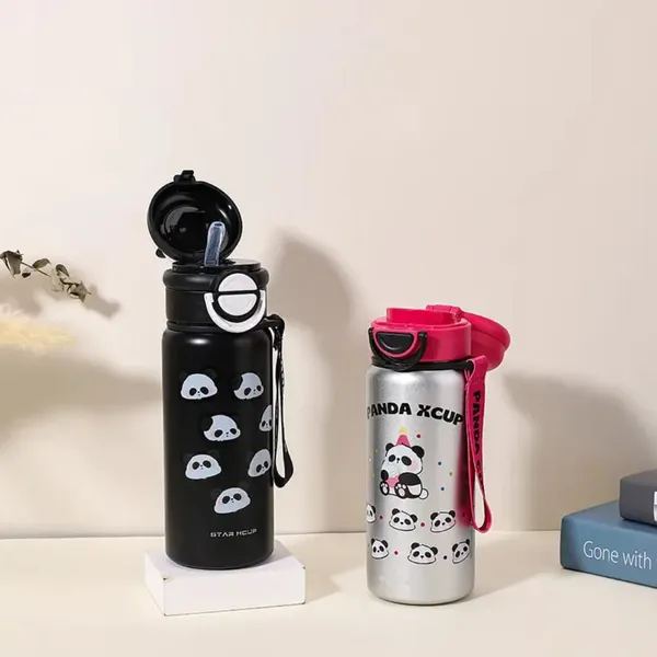 Panda_Stainless_Steel_Water_Bottle_550ML_|_SUS_304_Double_Wall_Insulated_with_Dual_Lids_&_Carry_Tag_|_Hot_&_Cold_Cartoon_Flask_for_Kids