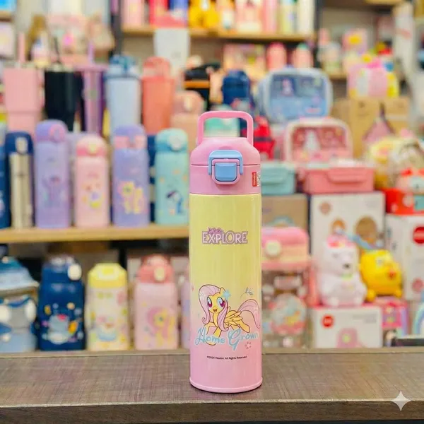 Cartoon_Stainless_Steel_Insulated_Water_Bottle_Pink_500_ML