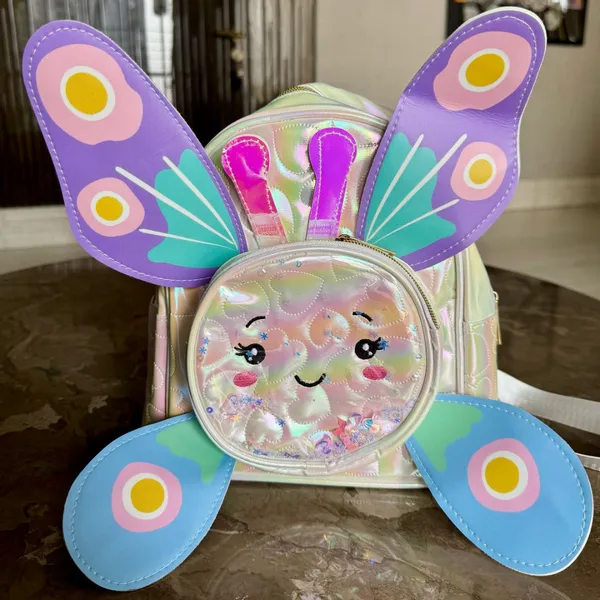 White_Premium_Butterfly_Design_Backpack_For_Kids