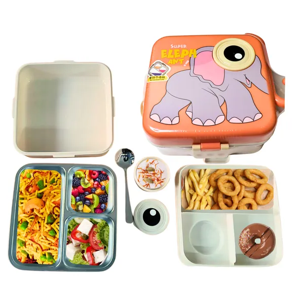 Stainless_Steel_Lunch_Box_3_Compartment_Pink_|_Leak-Proof_Tiffin_Box_for_School_Kids_&_Adults