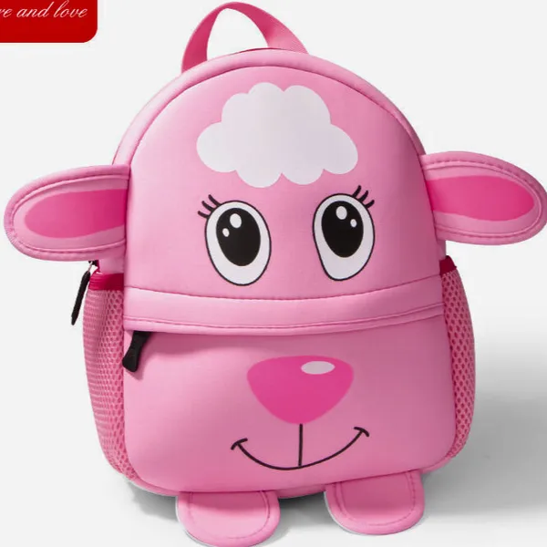 Cartoon_Kids_Backpack_-_Pink_Premium