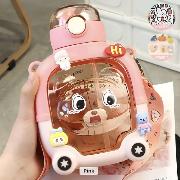 Kawaii_Cool_Cup_Designer_Water_Bottle_Pink_-_1000_ML
