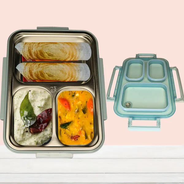 Peach_Stainless_Steel_Lunch_Box_3_Compartment_|_Leak-Proof_Tiffin_Box_for_School_Kids_&_Adults