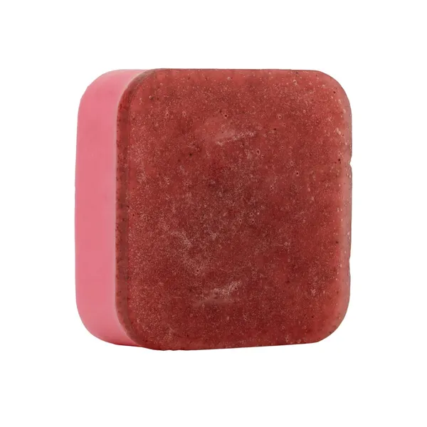 Red_Handmade_Ayurvedic_Goat_Milk,_Glycerine_Soap_Base_&_Walnut_Scrubber_Organic_Zodiac_Soap_(Scorpio)_(8_x_8_x_4_Cm)