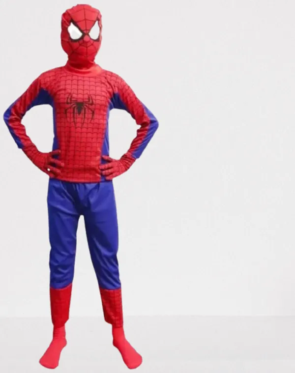 Multicolor_Polycotton_Superheros_Dress_For_Boys
