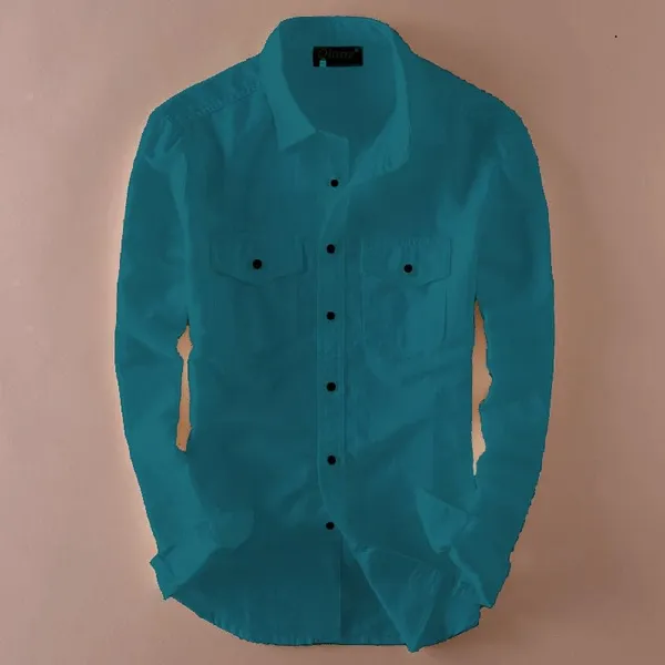Rebelify_Men's_Cotton_Blend_Shirt_with_Pockets_Full_Sleeves_Collared_Neck_Solid_Pattern_Botton_Down_Closure_Regular_Fit_and_Standard_Length