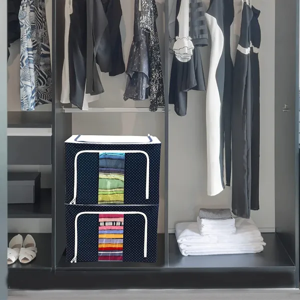 _Clothes_Storage_Box_Foldable_Steel_Frame_Clothes_Organizer_Storage_Box_For_Wardrobe,_Saree,_Shirts,_And_Blankets_(66_Liter_-_Steel_Frame,_Pack_Of_6)