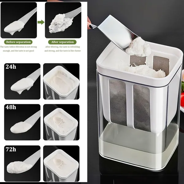 _Yogurt_Filter_Strainer,_Hung_Curd_Strainer_Box,1100_Ml_Greek_Yogurt_Filter_Strainer,_Bpa-Free,_Multi_Yoghurt_Maker_Strainer,_Perfect_Also_For_Homemade_Cheese,_Soup,_Fruit_Juice,_Coffee_&_More