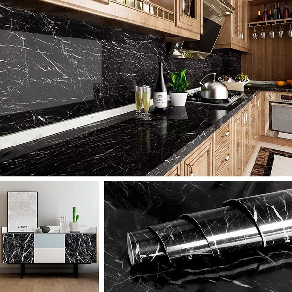 _Self_Adhesive_Marble_Wallpaper_(60_X_200_Cm)_Oil_Proof_&_Waterproof_Wallpaper_For_Cabinet_Makeover,_Almirah,_Plastic_&_Wooden_Tabletop,_Wardrobe_(Pack_Of_1,_Black)