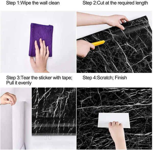 _Self_Adhesive_Marble_Wallpaper_(60_X_200_Cm)_Oil_Proof_&_Waterproof_Wallpaper_For_Cabinet_Makeover,_Almirah,_Plastic_&_Wooden_Tabletop,_Wardrobe_(Pack_Of_1,_Black)