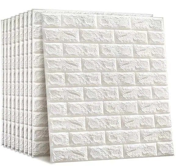 _Brick_Wallpaper_-_Self_Adhesive_Pe_Foam_Brick_Design_3D_Wall_Stickers/Diy_Wallpaper_For_Home_Hotel_Living_Room_Bedroom_&_Caf�_(70_X_77Cm,_Appx._5.8Sq_Feet)_White_(Pack_Of_25)