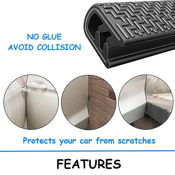 Anti-Scratch_Anti-Collision_Heavy_Duty_Edge_Guard_Door_Protection_U_Shape_Edge_Trim_Rubber_Seal_Protector_Rubber_Clips_Fit_For_All_Cars_-_16Ft_5_Meters_(Black)