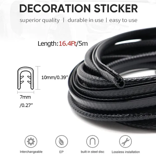 Anti-Scratch_Anti-Collision_Heavy_Duty_Edge_Guard_Door_Protection_U_Shape_Edge_Trim_Rubber_Seal_Protector_Rubber_Clips_Fit_For_All_Cars_-_16Ft_5_Meters_(Black)