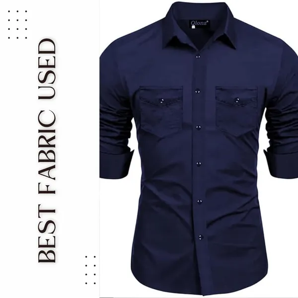 Rebelify_Men's_Cotton_Blend_Shirt_with_Pockets_Full_Sleeves_Collared_Neck_Solid_Pattern_Botton_Down_Closure_Relaxed_Fit_and_Standard_Length_Blue