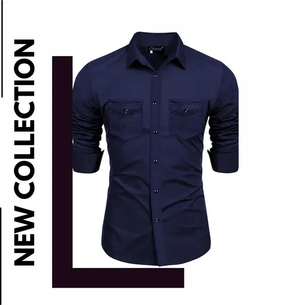 Rebelify_Men's_Cotton_Blend_Shirt_with_Pockets_Full_Sleeves_Collared_Neck_Solid_Pattern_Botton_Down_Closure_Relaxed_Fit_and_Standard_Length_Blue