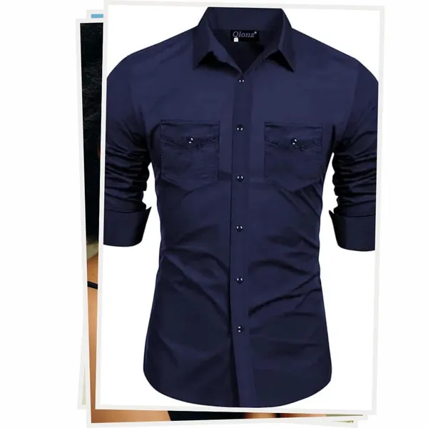 Rebelify_Men's_Cotton_Blend_Shirt_with_Pockets_Full_Sleeves_Collared_Neck_Solid_Pattern_Botton_Down_Closure_Relaxed_Fit_and_Standard_Length_Blue