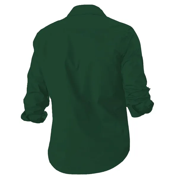 Rebelify_Double_Pocket_with_Flap_Men_Cargo_Cotton_Shirt_Bottle_Green
