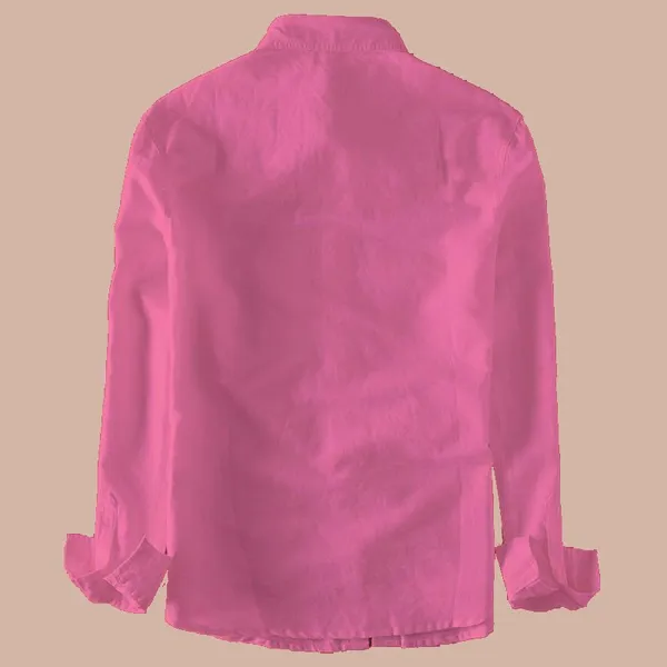 Rebelify_Double_Pocket_with_Flap_Men_Cargo_Cotton_Shirt_Pink