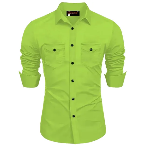 Rebelify_Double_Pocket_with_Flap_Men_Cargo_Cotton_Shirt_Pista