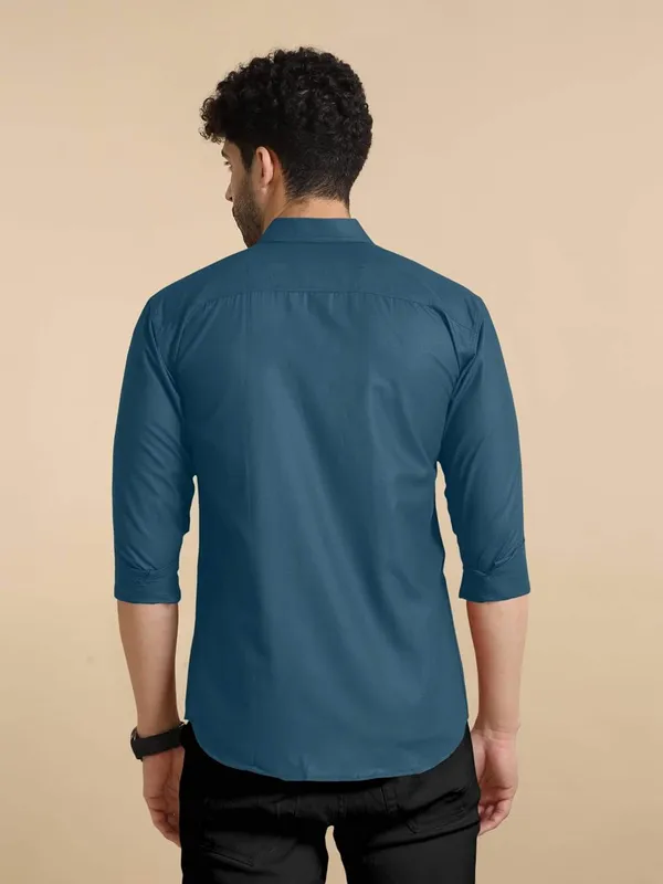 Rebelify_Men's_Classic_Double_Pocket_Shirt_|_Stylish_&_Versatile_Shirt_|_Soft_Cotton_Blend_|_Perfect_for_Casual_&_Formal_Occasions