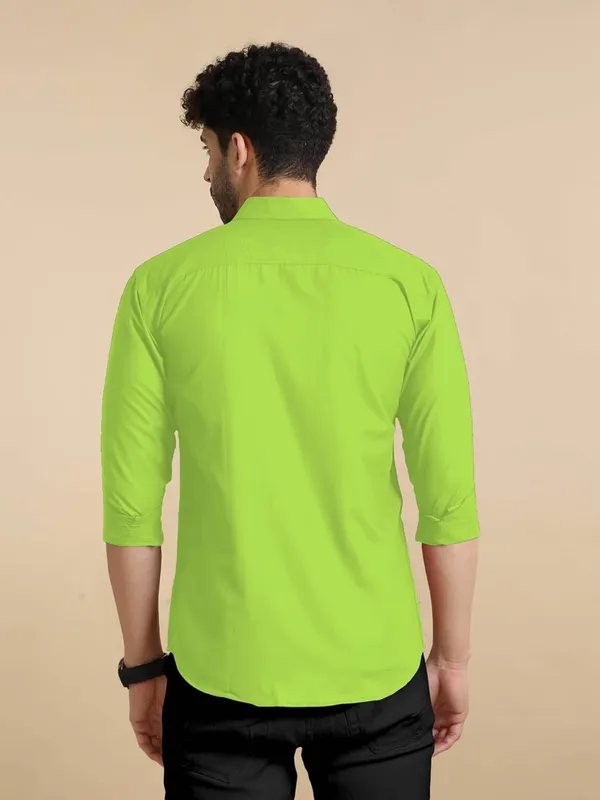 Rebelify_Men's_Classic_Double_Pocket_Shirt_|_Stylish_&_Versatile_Shirt_|_Soft_Cotton_Blend_|_Perfect_for_Casual_&_Formal_Occasions_Pista