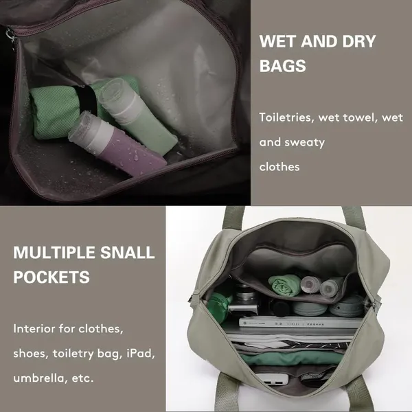 Nylon_Foldable_Duffle_Bag_For_Travelling_|_Waterproof_And_Large_Travel_Bag_For_Women_Luggage_|_Expandable_&_Multipurpose_Large_Capacity_Weekender_Carry_Bag_For_Women_Travel_(Grey),_22_Cm