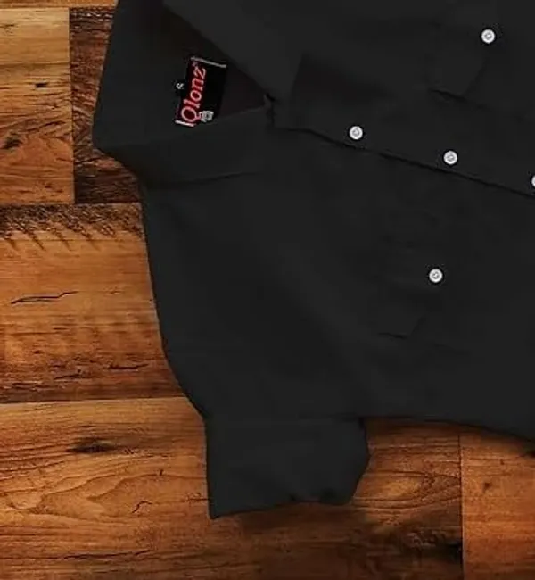 Rebelify_Dual_Pocket_Cotton_Casual_Shirt_for_Men_�_Comfortable,_Stylish_Cargo_Shirt_for_Everyday_Wear_Black