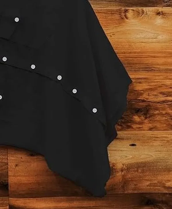 Rebelify_Dual_Pocket_Cotton_Casual_Shirt_for_Men_�_Comfortable,_Stylish_Cargo_Shirt_for_Everyday_Wear_Black