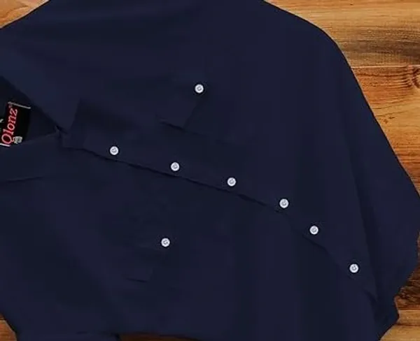Rebelify_Men's_Cotton_Blend_Shirt_with_Pockets_Full_Sleeves_Collared_Neck_Solid_Pattern_Botton_Down_Closure_Regular_Fit_and_Standard_Length_Blue